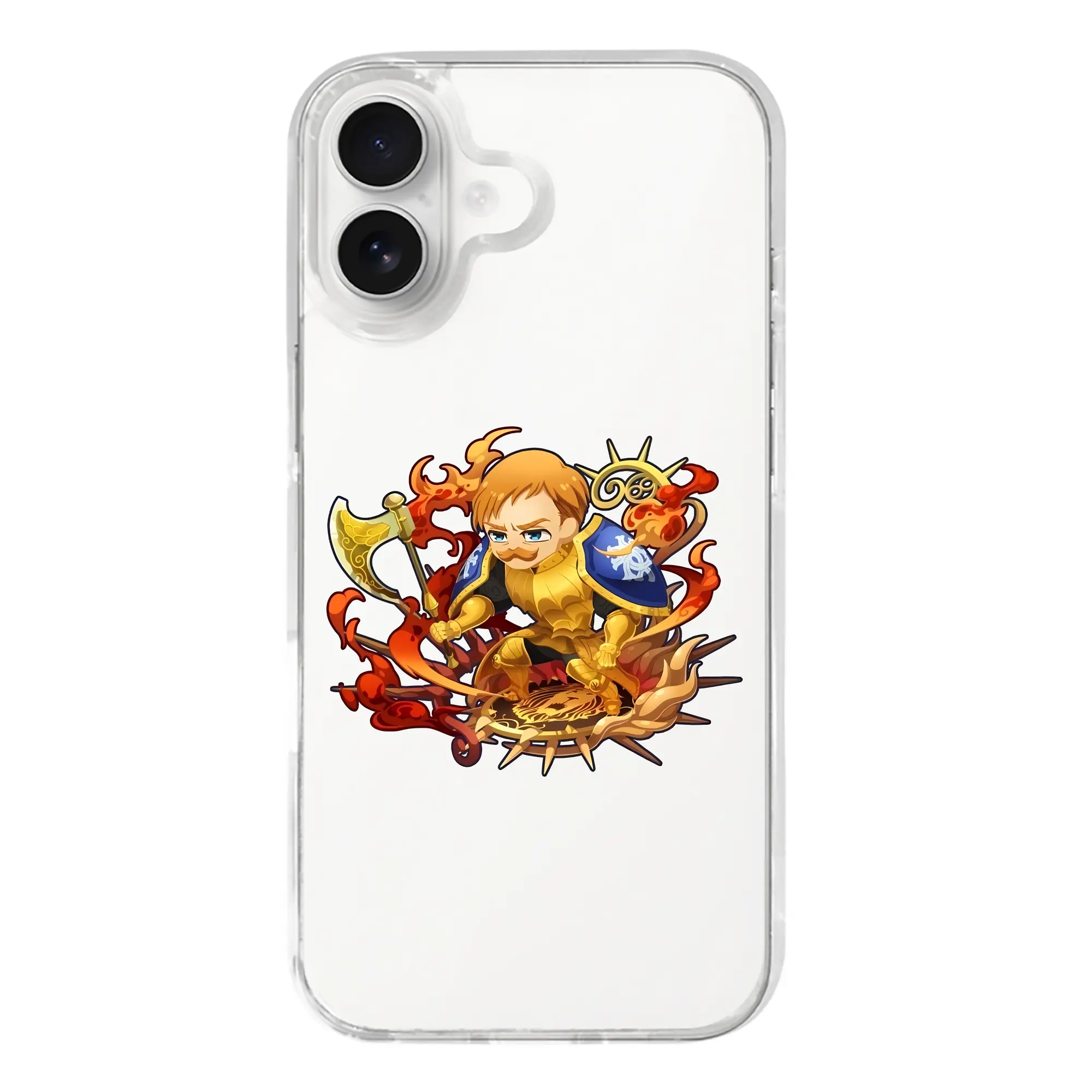 七つの大罪 グッズ エスカノール - iPhone 17シリーズ 透明スマホケース – 薄型・耐衝撃・精密フィット保護カバー